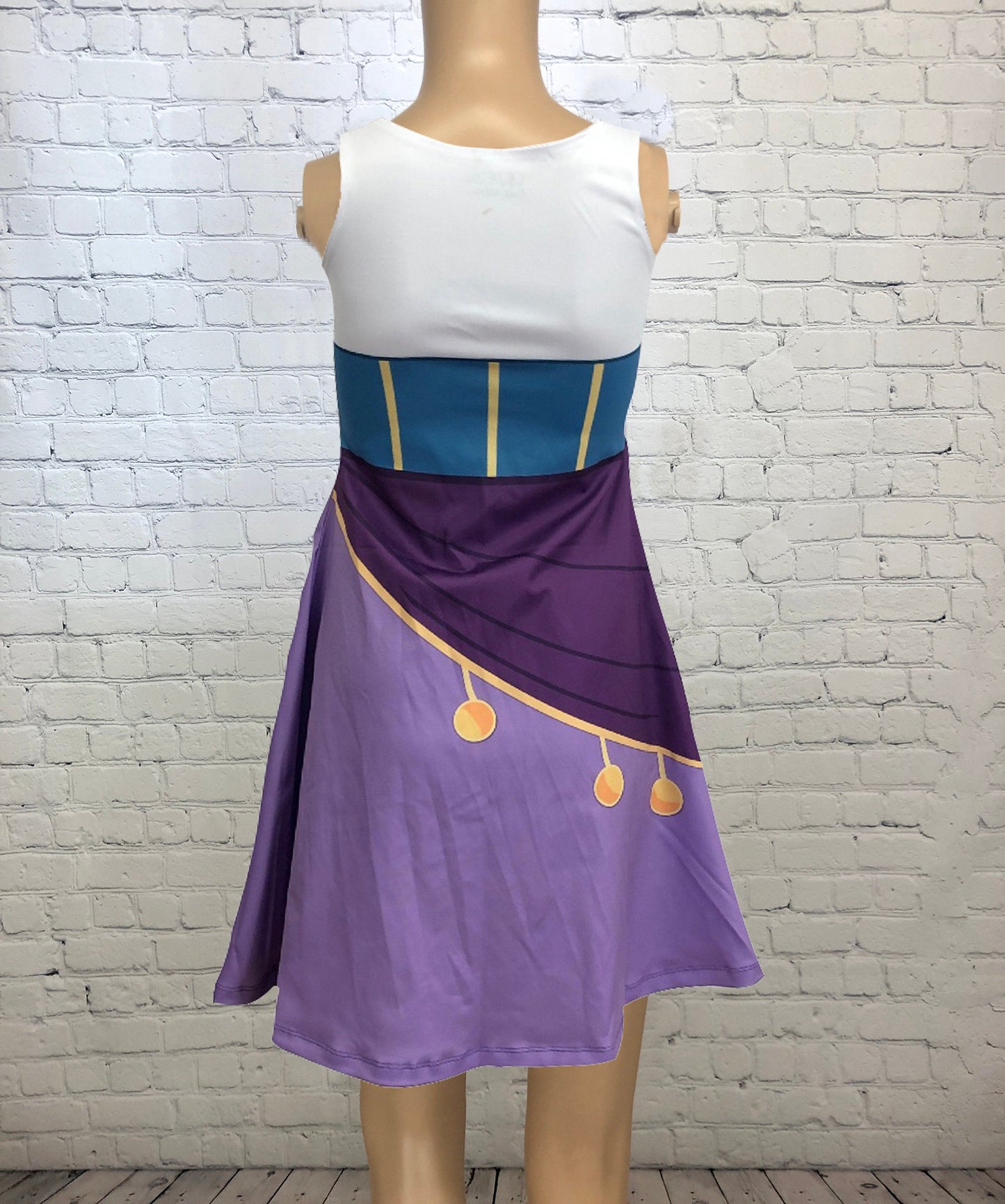 Esmeralda Hunchback of Notre Dame Inspired Sleeveless Dress