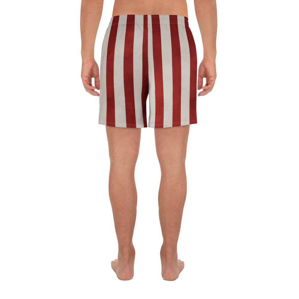 Men's Haunted Mansion Stretching Portrait Inspired Athletic Long Shorts