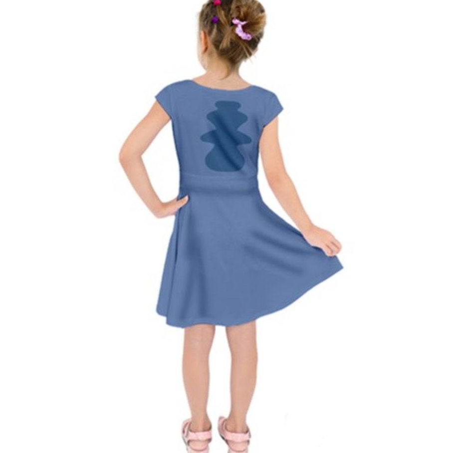 Kid&#39;s Stitch Lilo and Stitch Inspired Short Sleeve Dress
