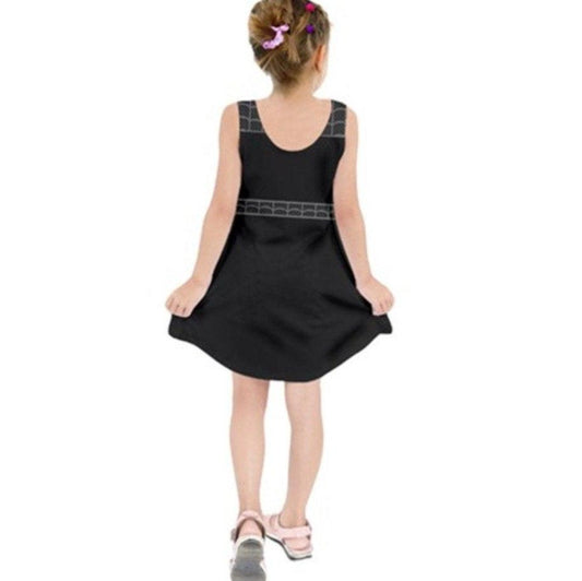 Kid's Miles Morales Into the Spider-Verse Inspired Sleeveless Dress