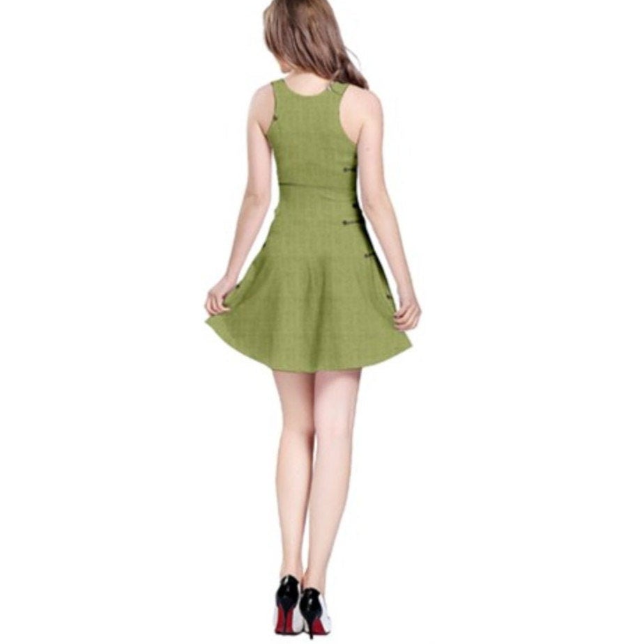 Oogie Boogie Nightmare Before Christmas Inspired Sleeveless Dress