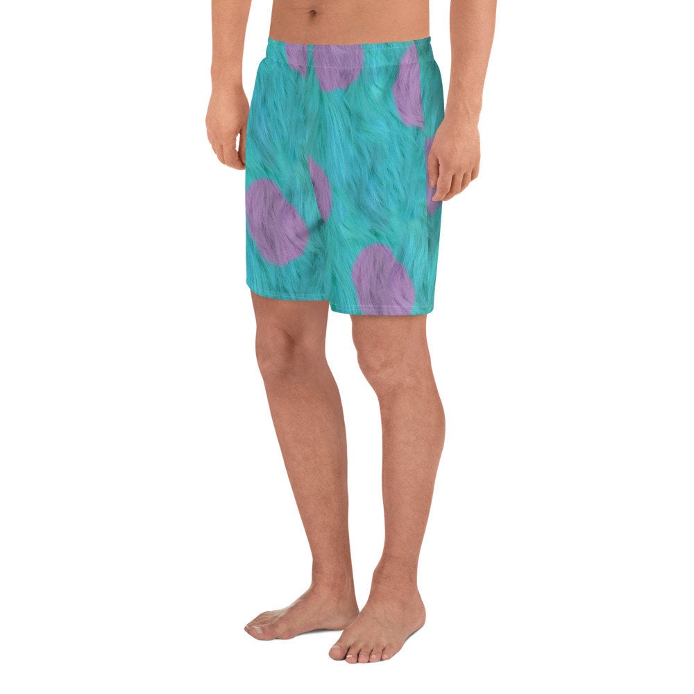 Men's Sulley Monsters Inc. Inspired Athletic Long Shorts