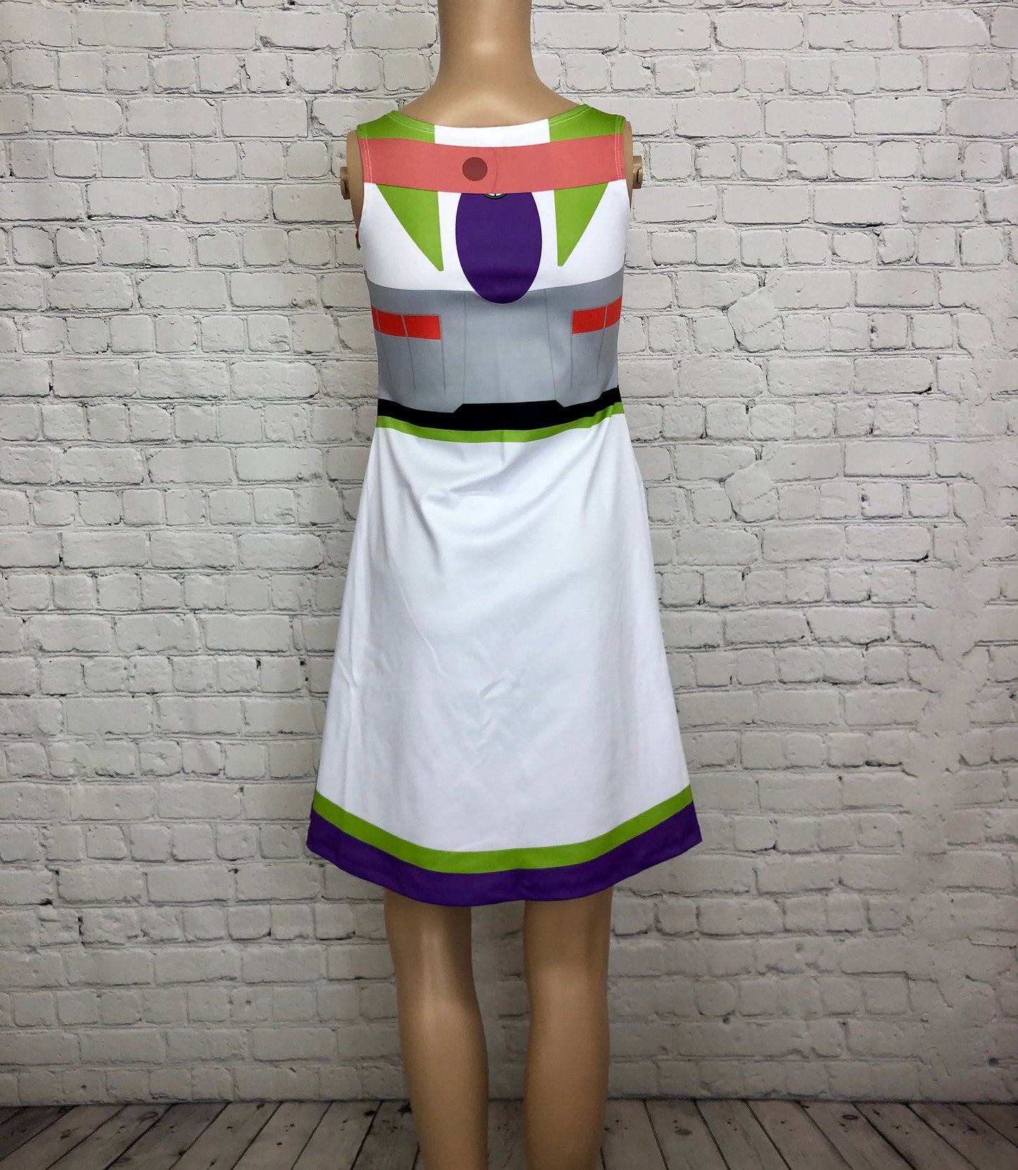 Mrs. Nesbit Buzz Lightyear Toy Story Inspired Sleeveless Dress
