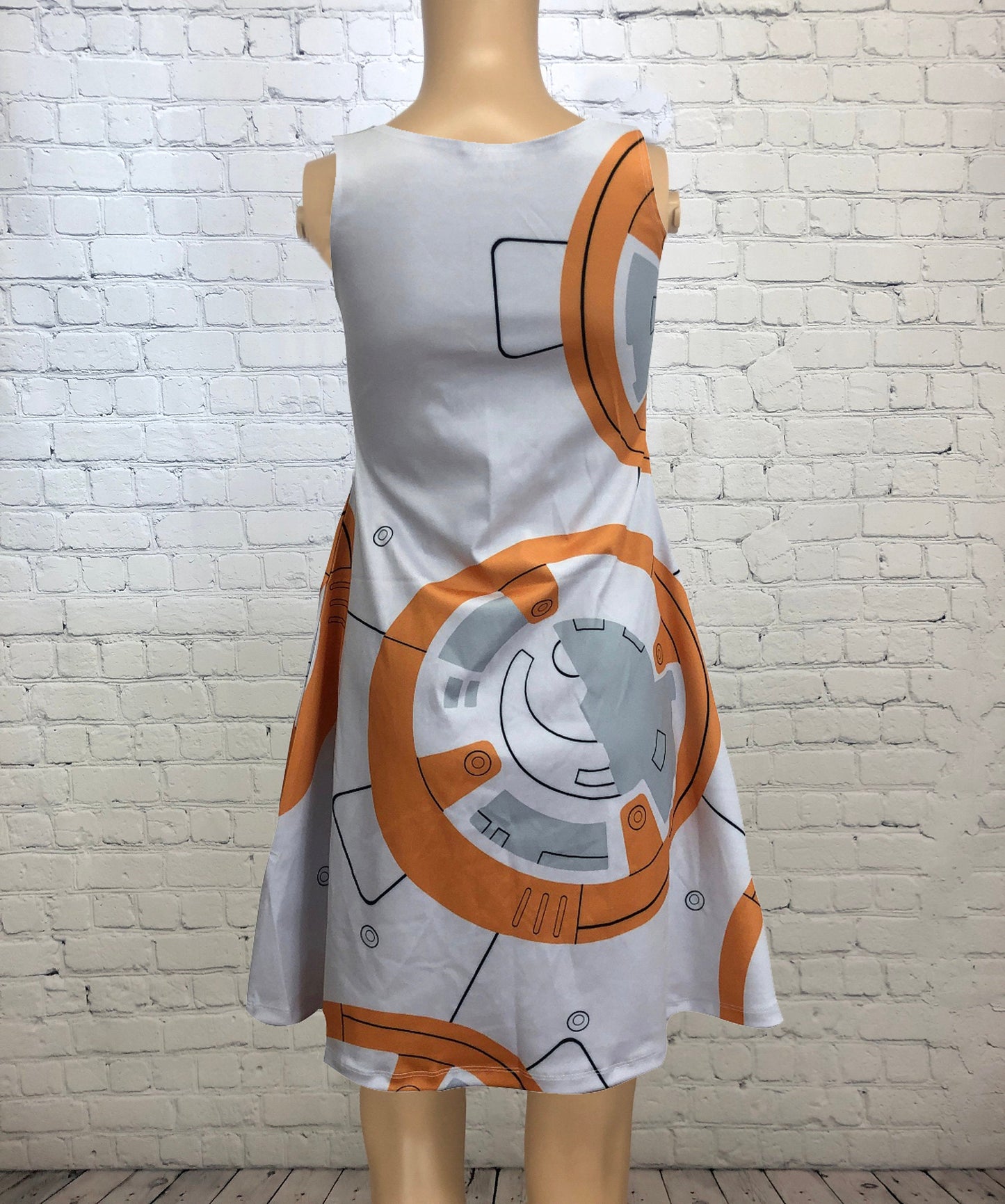 BB-8 Star Wars Inspired Sleeveless Dress