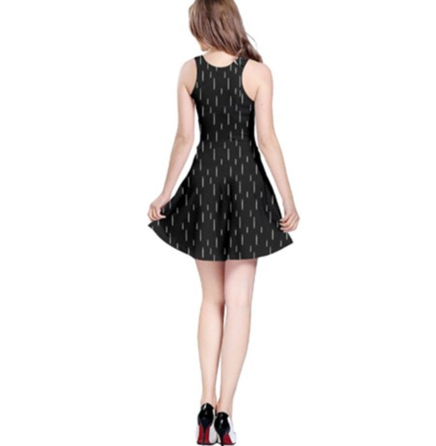 Vampire Teddy Nightmare Before Christmas Inspired Sleeveless Dress