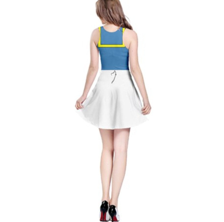 Donald Duck Inspired Sleeveless Dress