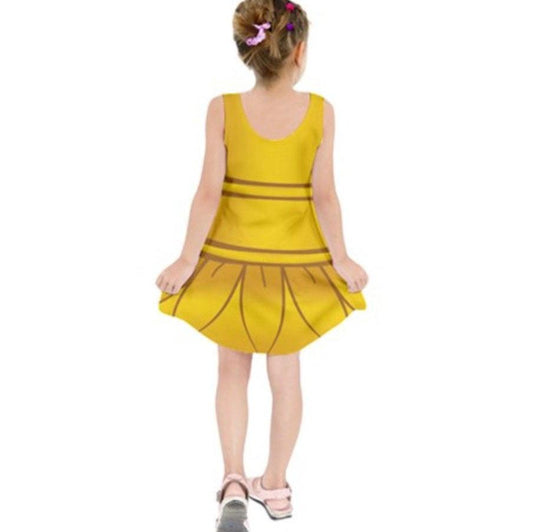 Kid's Lumiere Beauty and the Beast Inspired Sleeveless Dress
