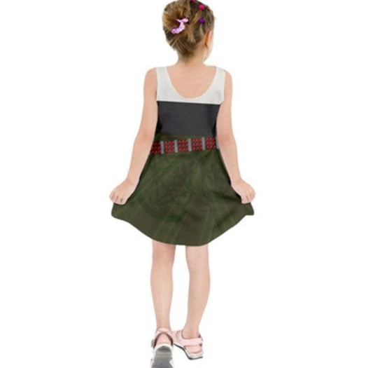 Kid's Zarina The Pirate Fairy Inspired Sleeveless Dress