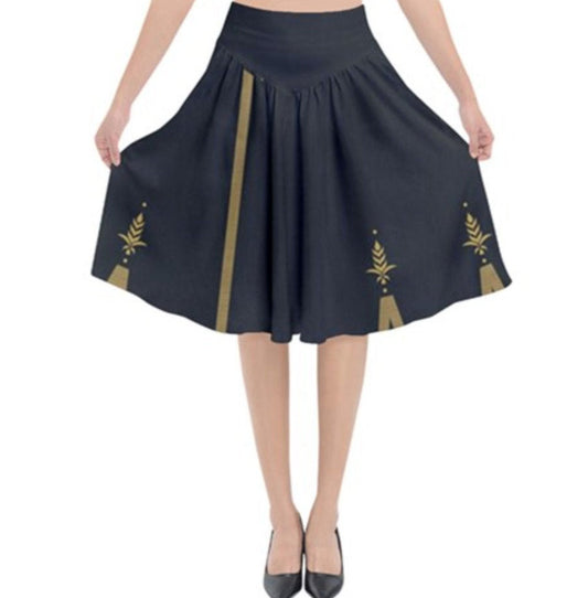 Anna Frozen 2 Inspired Flared Midi Skirt