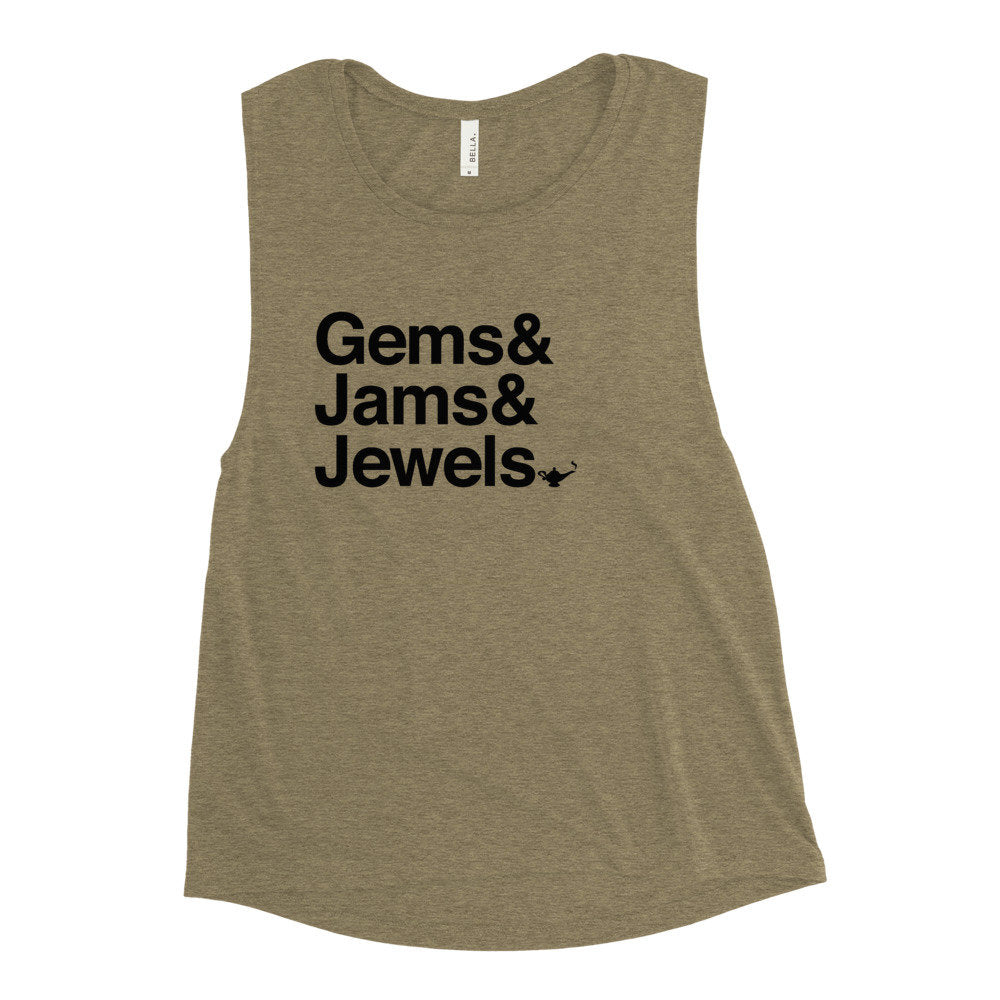 Aladdin Gems Jams Jewels Ladies’ Muscle Tank
