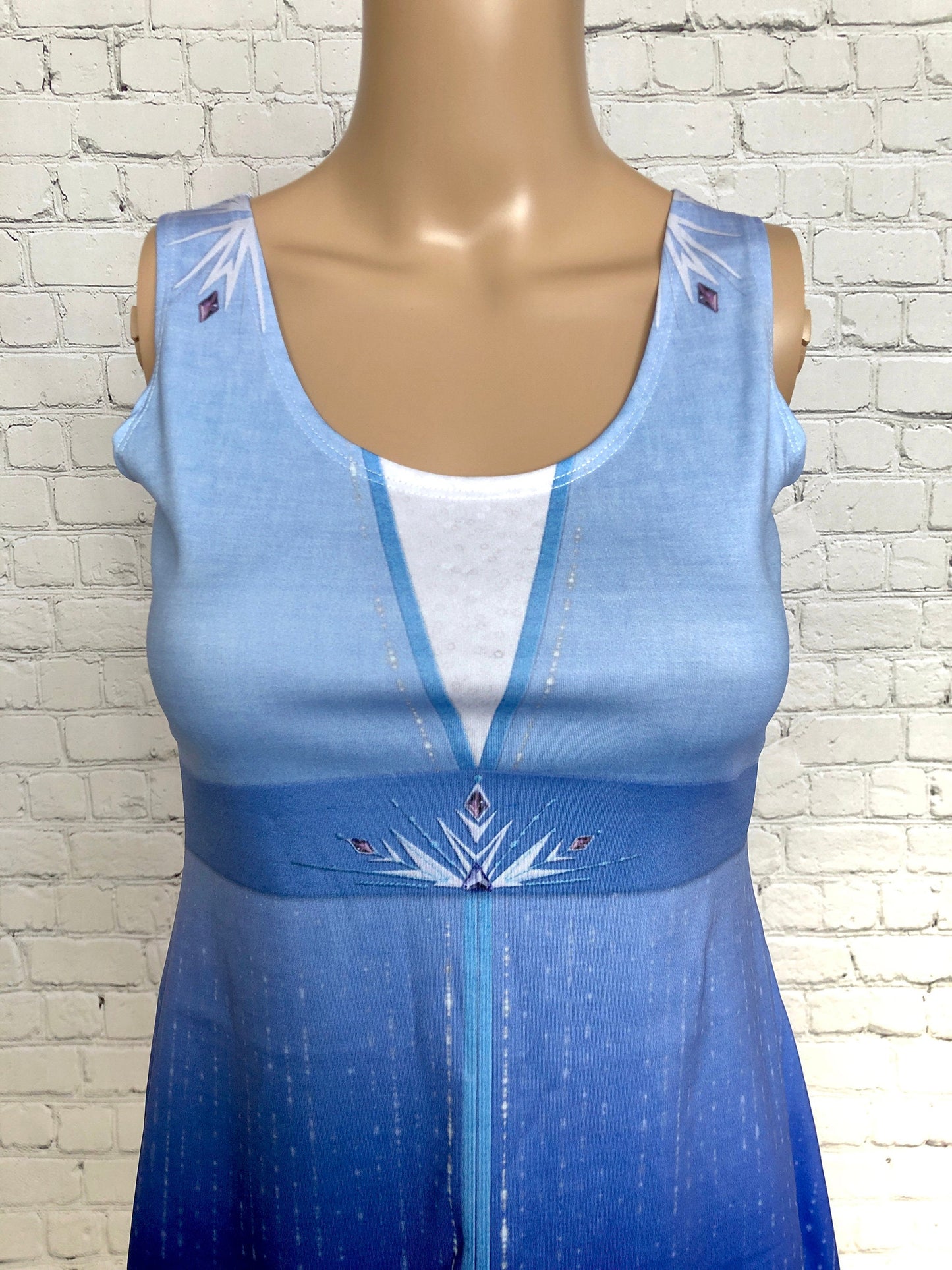 Elsa Frozen 2 Inspired Sleeveless Dress