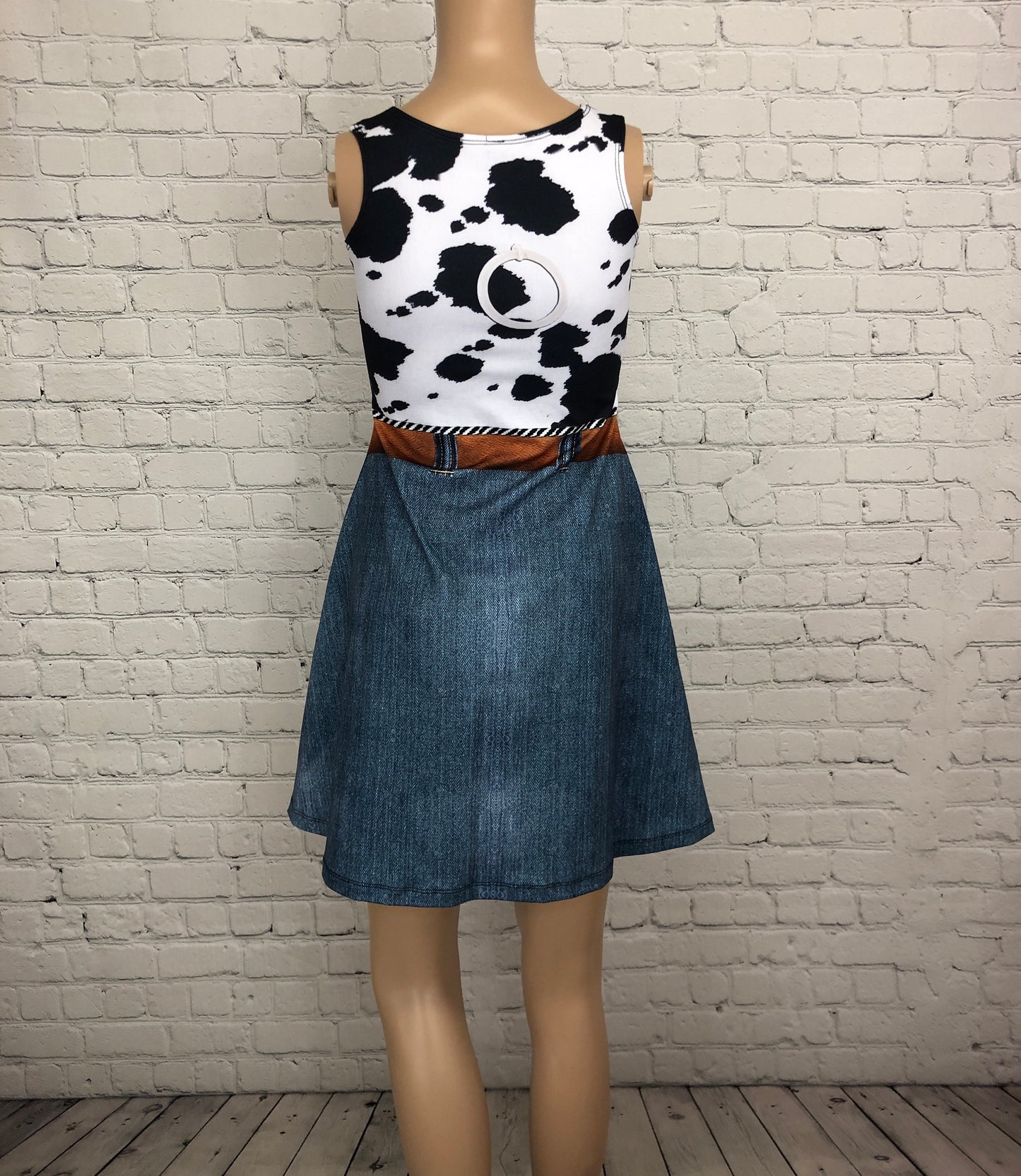 Woody Toy Story Inspired Sleeveless Dress