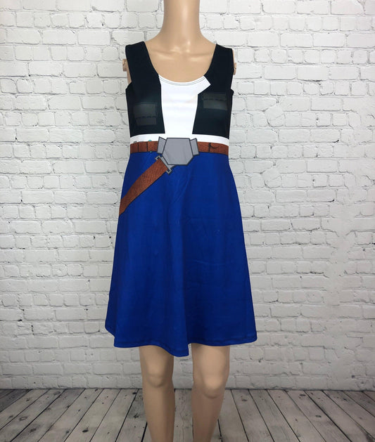 Han Solo Star Wars Inspired Sleeveless Dress