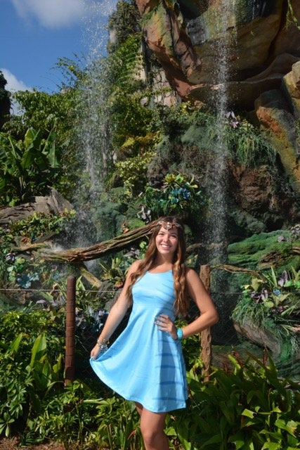 Na'vi Avatar Inspired Sleeveless Dress
