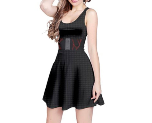 Kylo Ren Star Wars Inspired Sleeveless Dress