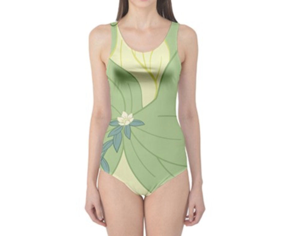 Tiana Inspired One Piece Swimsuit