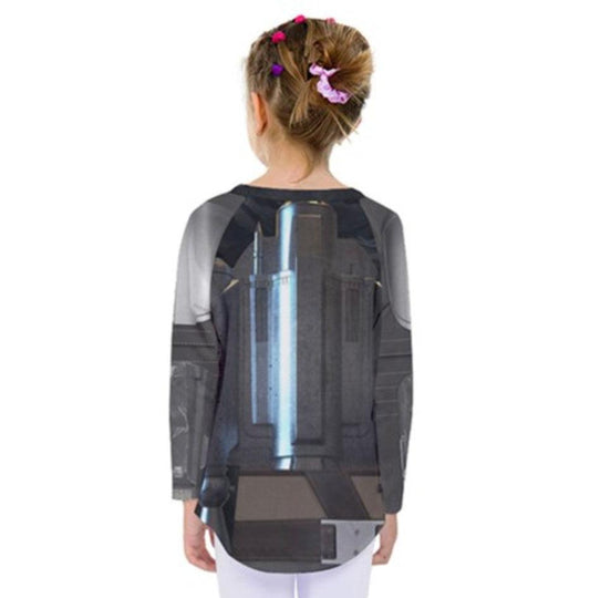 Kid's Steel Bounty Hunter Star Wars Inspired Long Sleeve Shirt