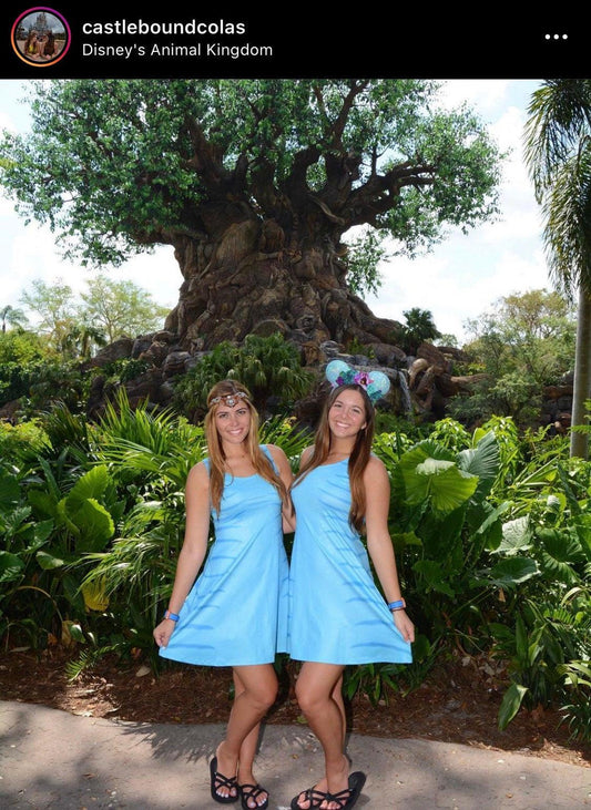 Na'vi Avatar Inspired Sleeveless Dress