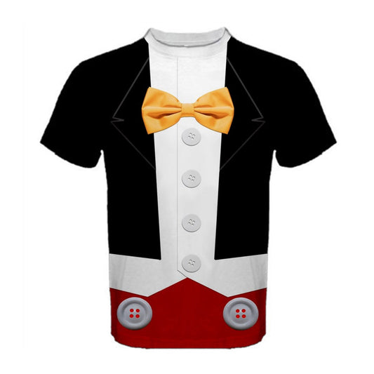 Men&#39;s Tuxedo Mickey Inspired ATHLETIC Shirt