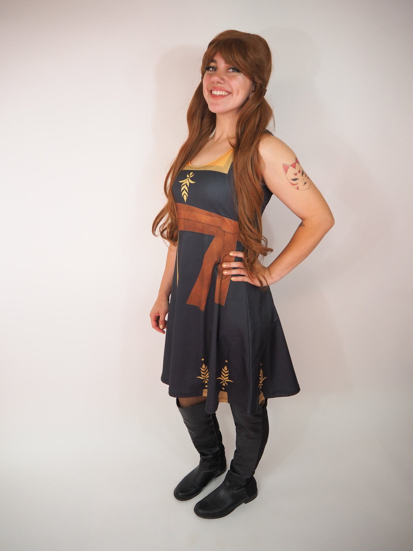 Anna Frozen 2 Inspired Sleeveless Dress