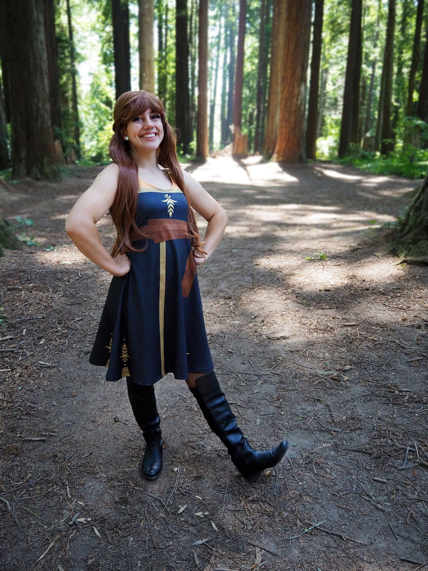 Anna Frozen 2 Inspired Sleeveless Dress