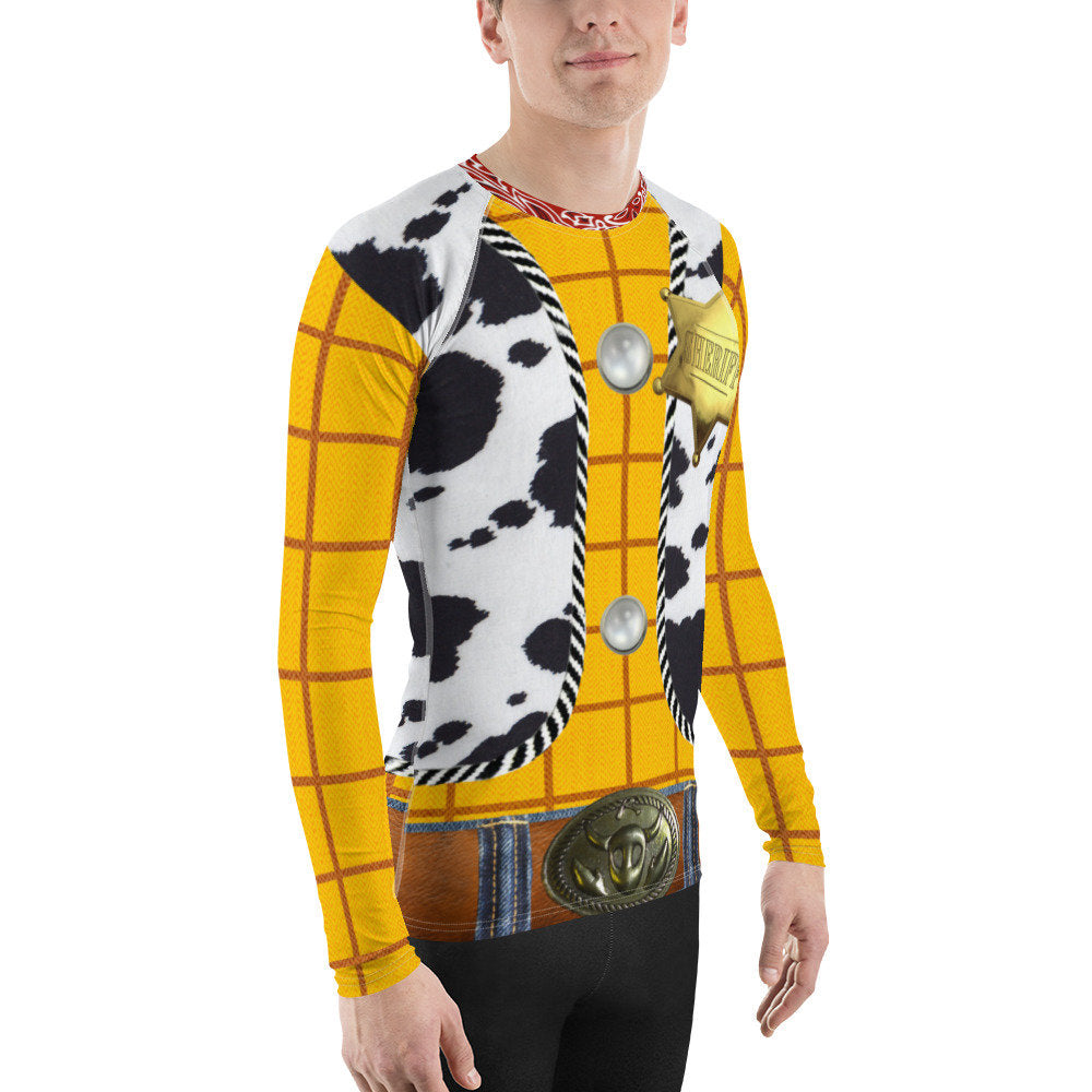 Men's Woody Toy Story Inspired Athletic Long Sleeve