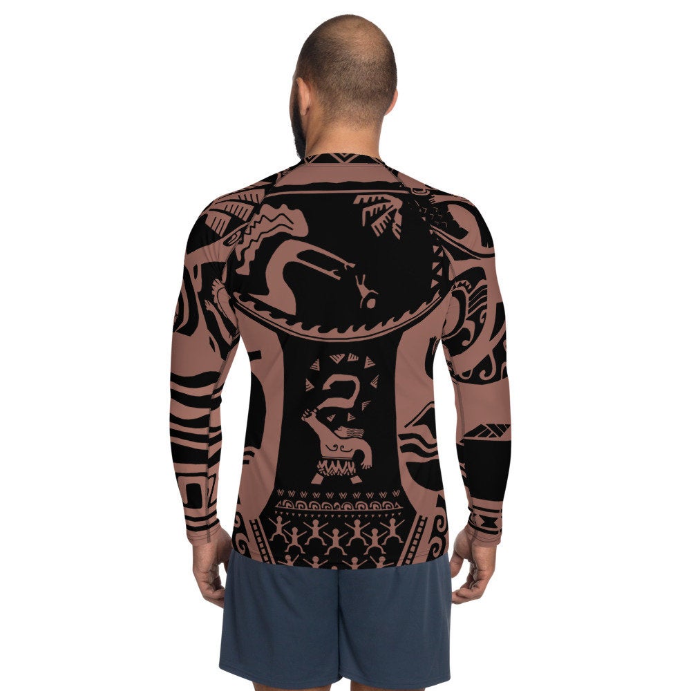 Men's Maui Moana Inspired Athletic Long Sleeve Shirt