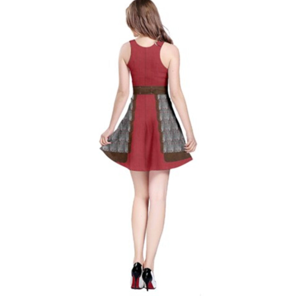 Mulan Live Action Inspired Sleeveless Dress