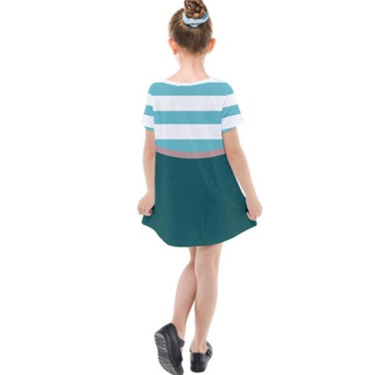 Kid's Mr. Smee Peter Pan Inspired Short Sleeve Dress