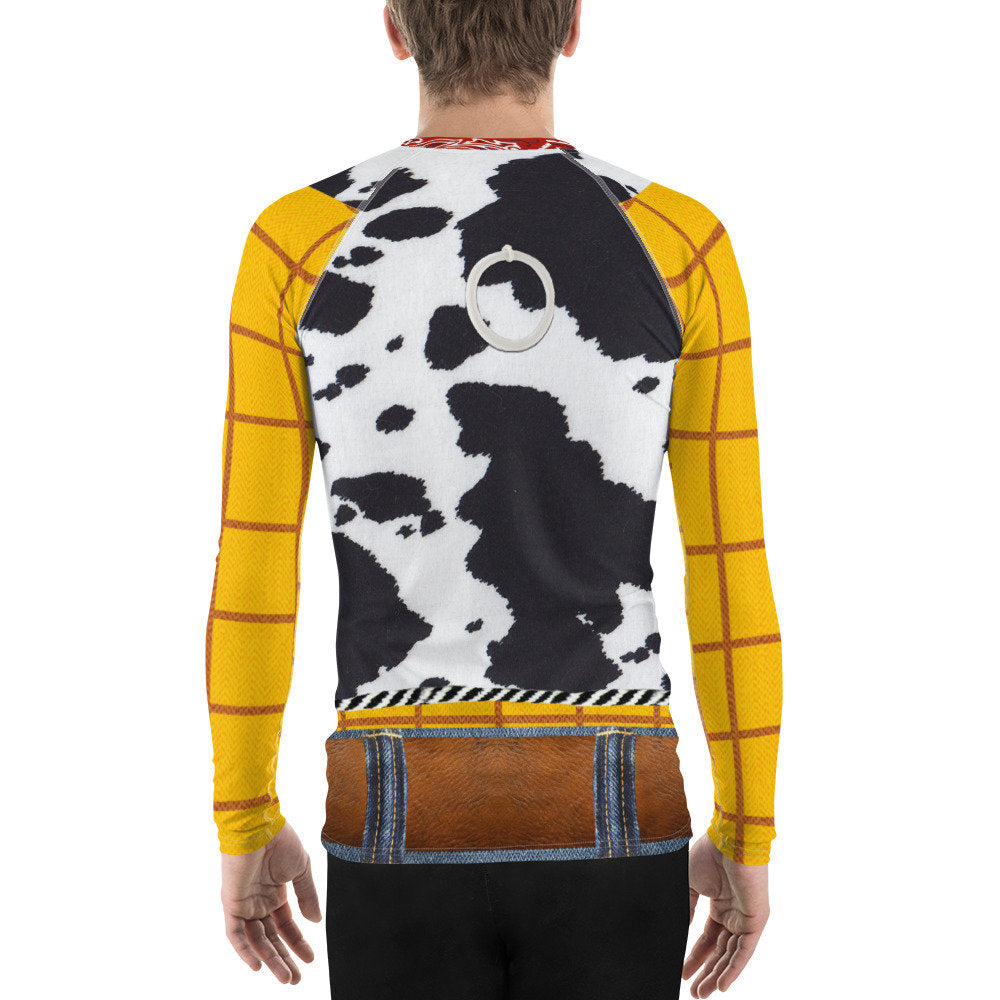 Men's Woody Toy Story Inspired Athletic Long Sleeve