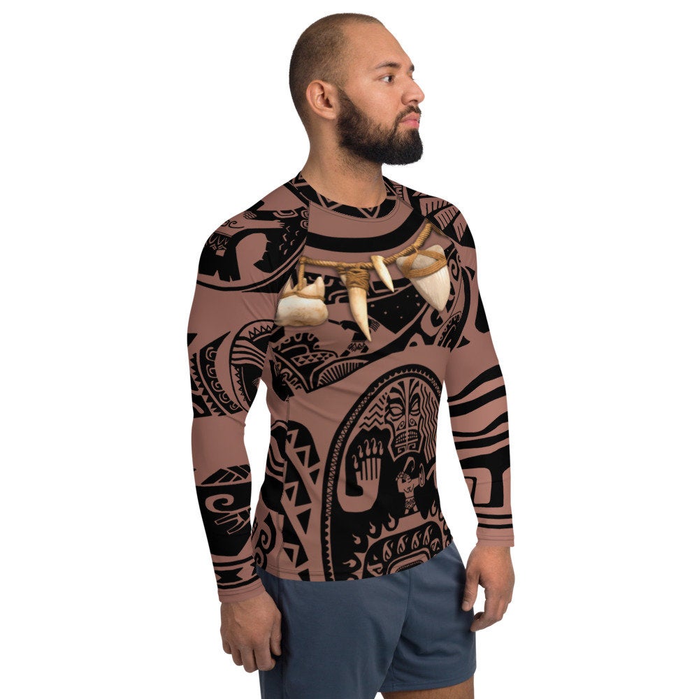 Men&#39;s Maui Moana Inspired Athletic Long Sleeve Shirt