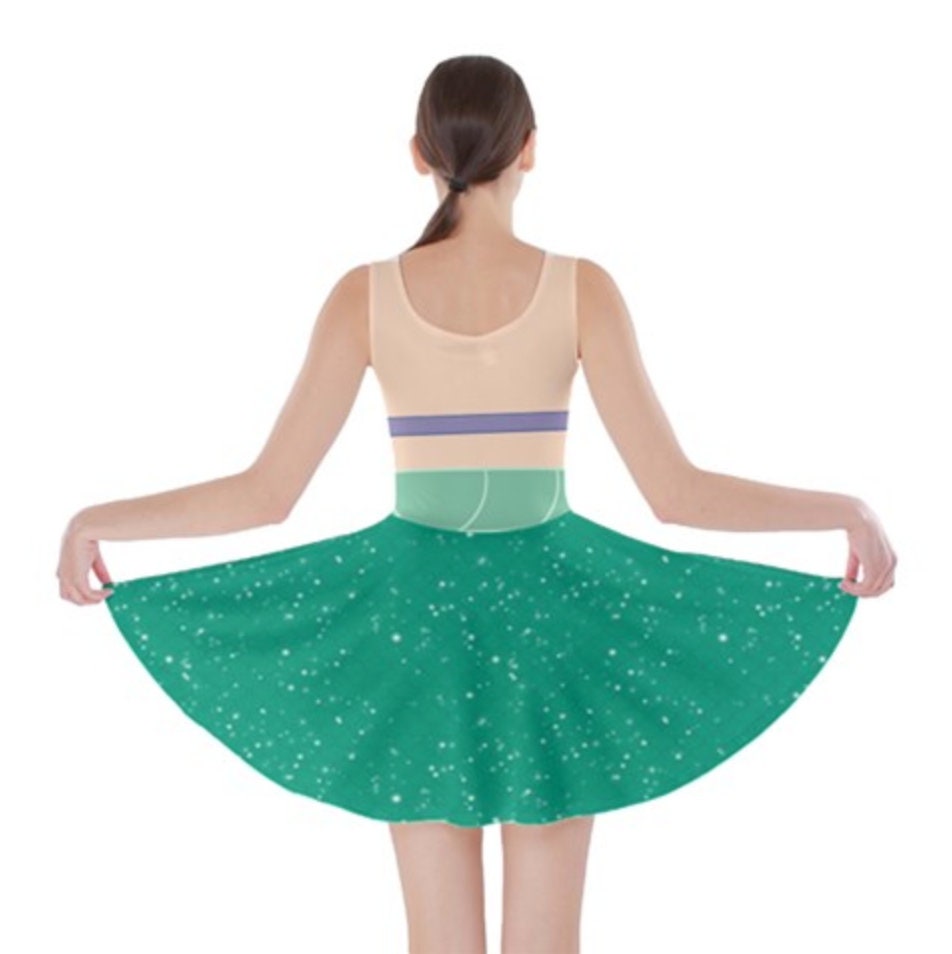 RUSH ORDER: Ariel The Little Mermaid Inspired Skater Dress
