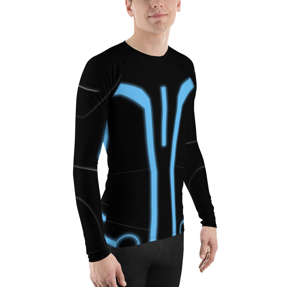 Men's Tron Legacy Inspired ATHLETIC Long Sleeve Shirt