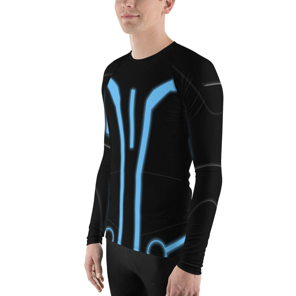 Men's Tron Legacy Inspired ATHLETIC Long Sleeve Shirt