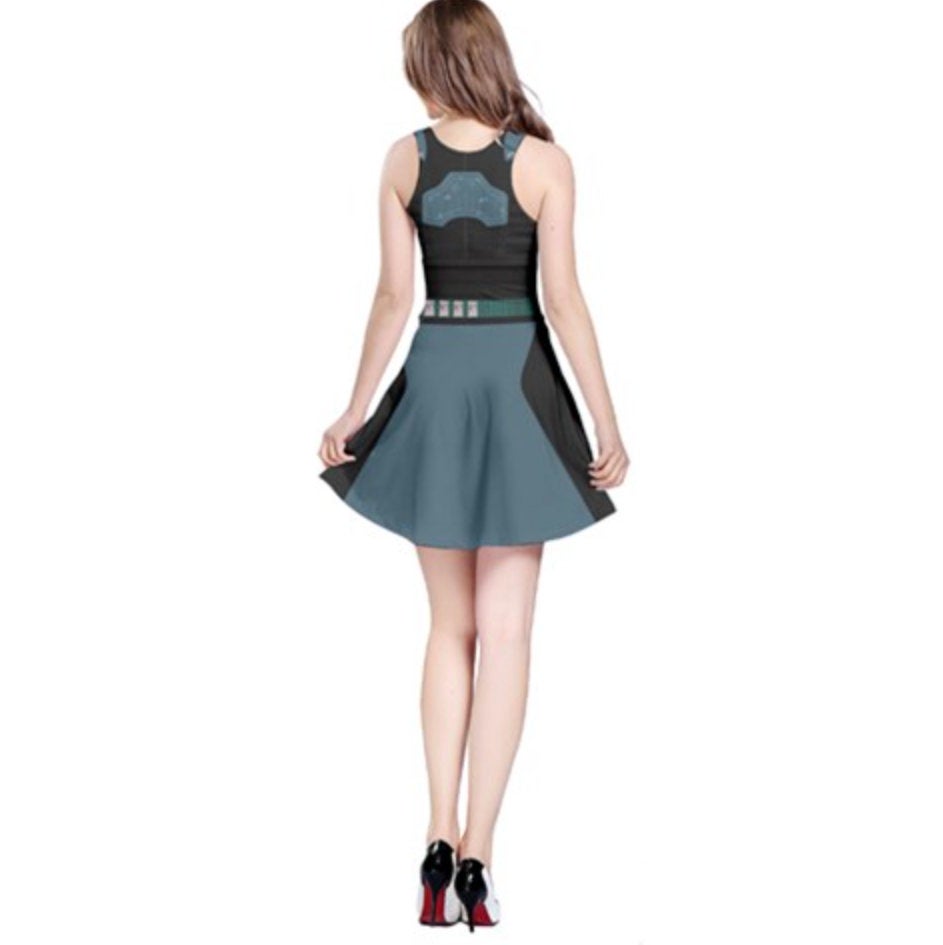 Cara Dune Star Wars Inspired Sleeveless Dress