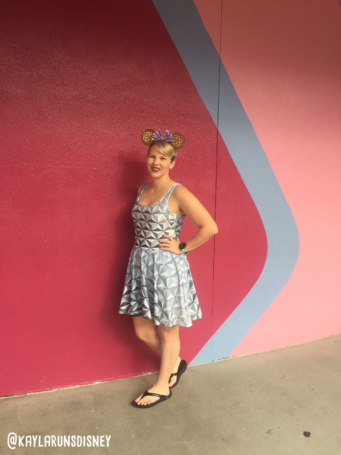 RUSH ORDER: Epcot Spaceship Earth Inspired Skater Dress