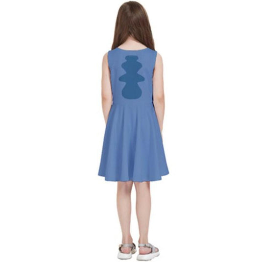 Kid's Stitch Lilo and Stitch Inspired Skater Dress