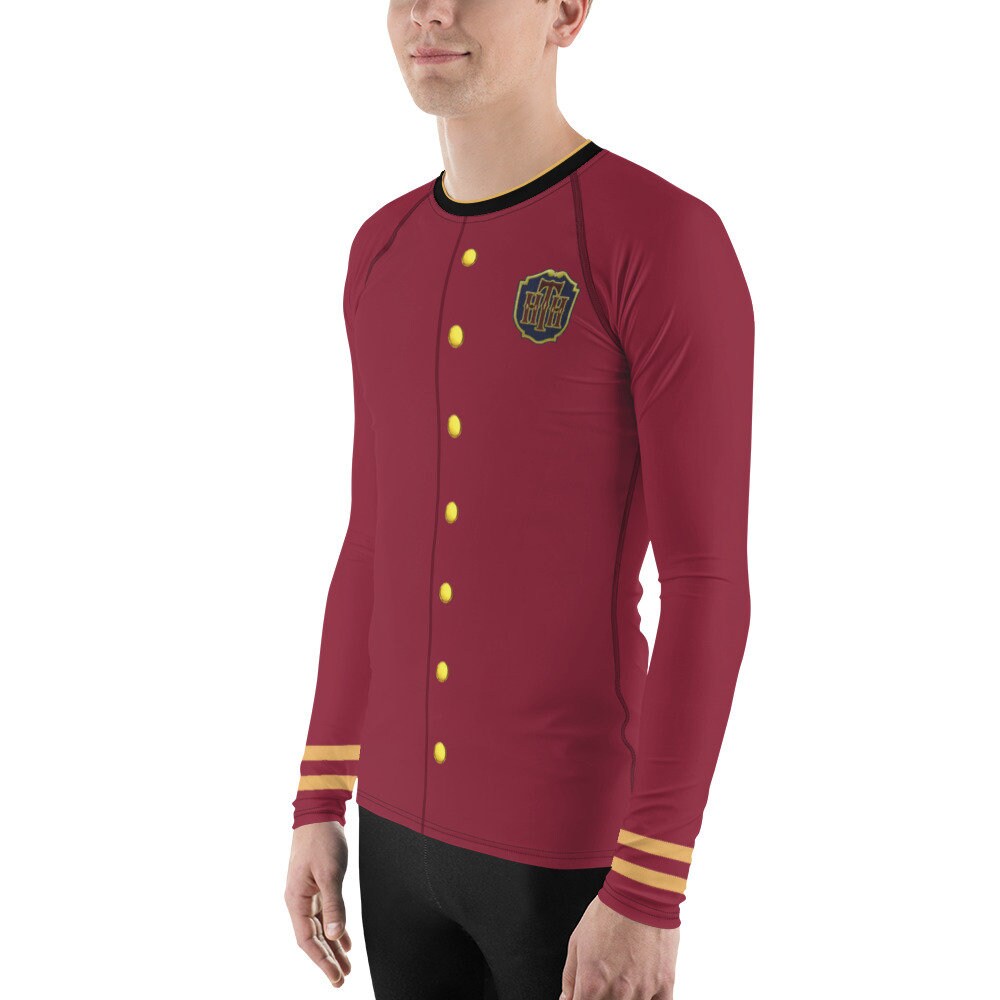 Men's Tower of Terror Bellhop Inspired ATHLETIC Long Sleeve Shirt