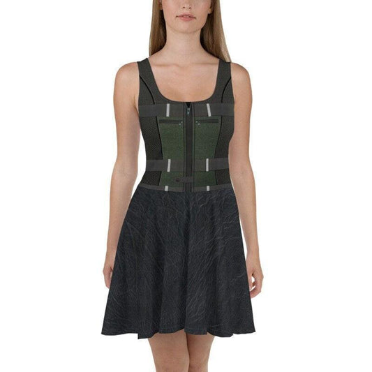 RUSH ORDER: Black Widow The Avengers Inspired Skater Dress