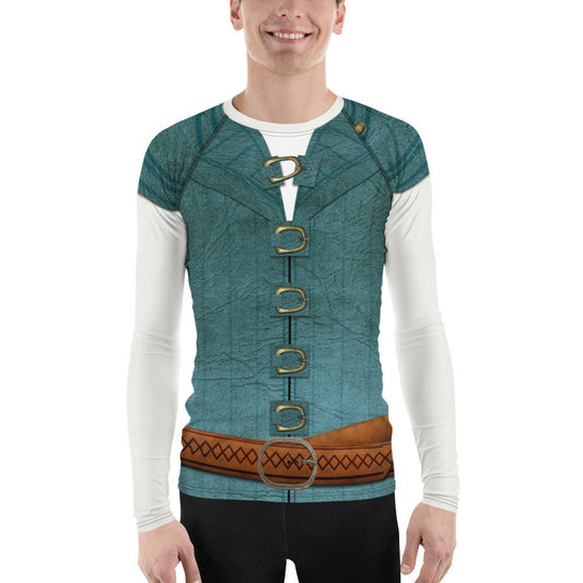 Men's Flynn Rider Inspired ATHLETIC Long Sleeve Shirt