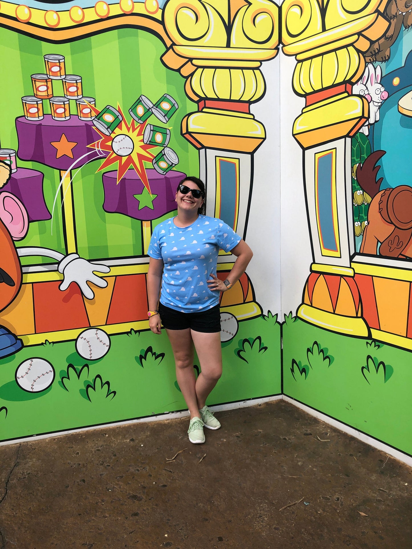 RUSH ORDER: Women's Toy Story Cloud Wallpaper Inspired Shirt