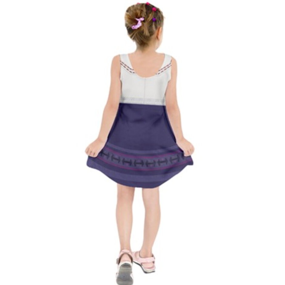 Kid's Luisa Encanto Inspired Sleeveless Dress