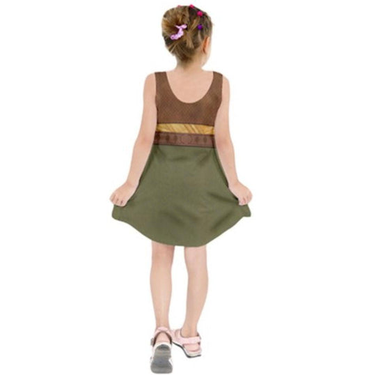 Kid's Raya and the Last Dragon Inspired Sleeveless Dress