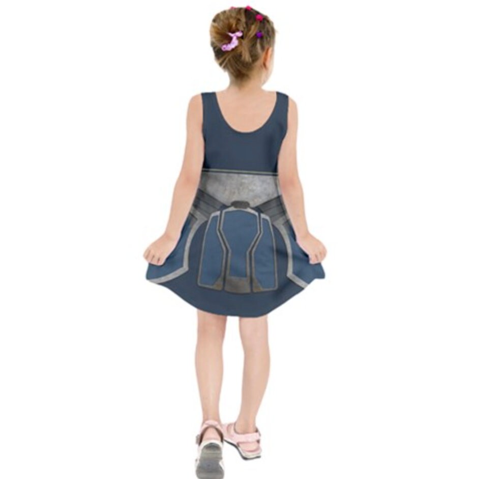 Kid's Mandalore Ahsoka Tano Star Wars Inspired Sleeveless Dress