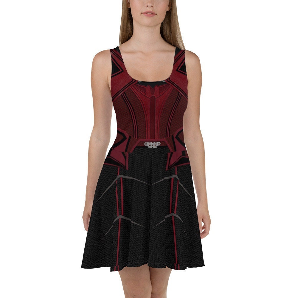 Scarlet Witch Inspired Skater Dress