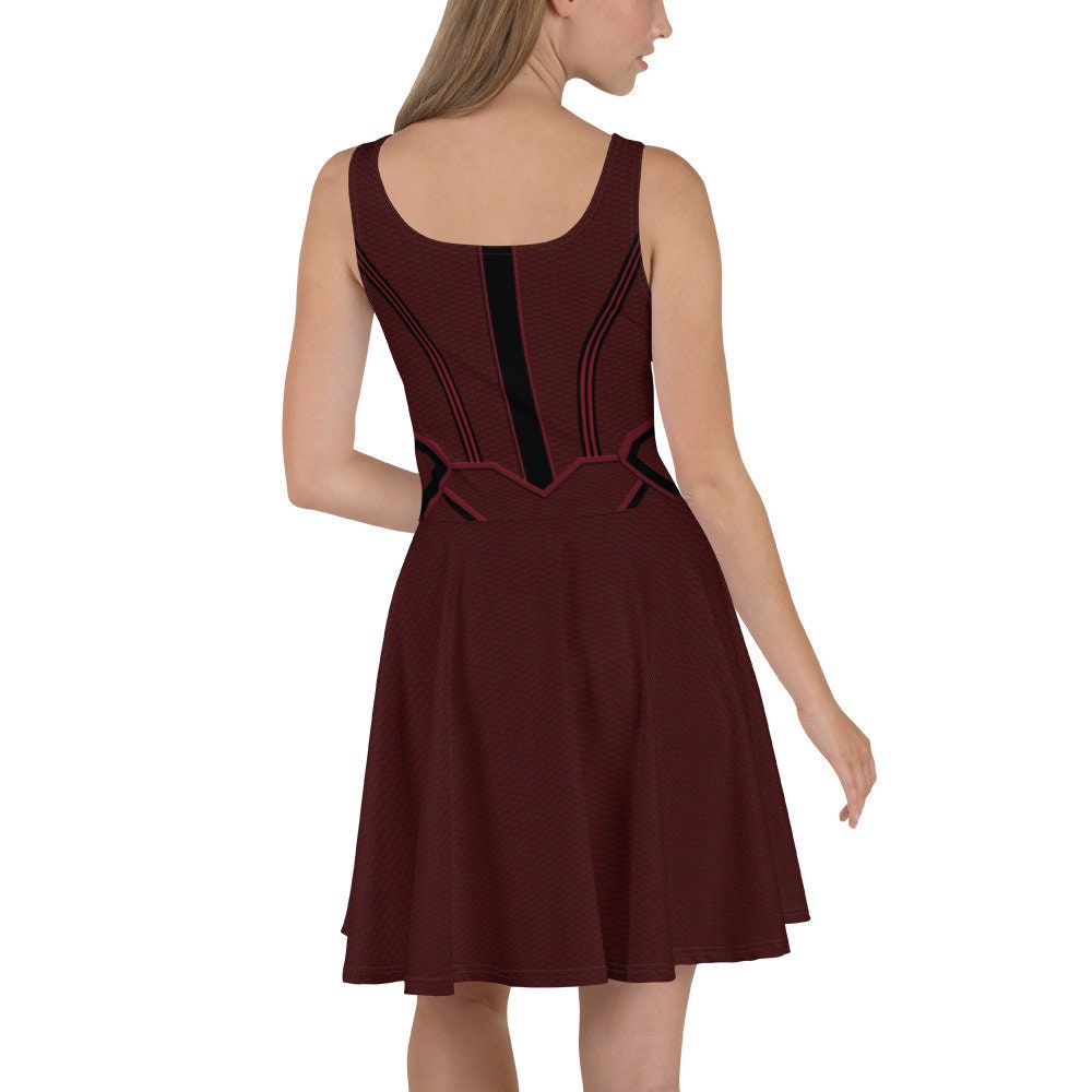 Scarlet Witch Inspired Skater Dress