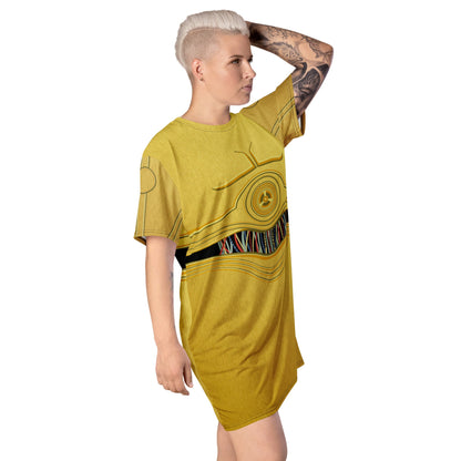 C3PO Inspired T-shirt dress