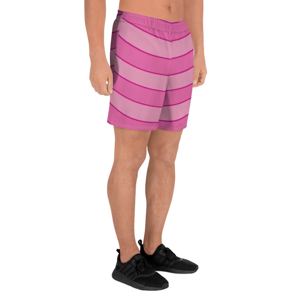 Men's Cheshire Cat Alice in Wonderland Inspired Athletic Long Shorts