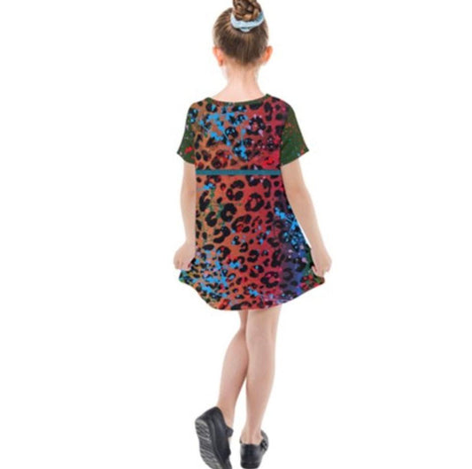 Kid's Dizzy Descendants 2 Inspired Short Sleeve Dress