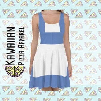 RUSH ORDER: Town Belle Beauty and the Beast Inspired Skater Dress